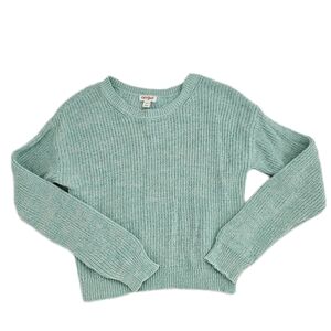 Cat & Jack Green Knit Sweater Girls Large